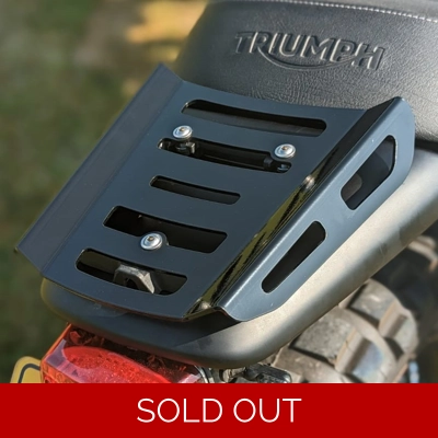 Triumph Street Scrambler 900 Luggage Rack - Black Triumph Street Scrambler 900 Luggage Rack - Black
